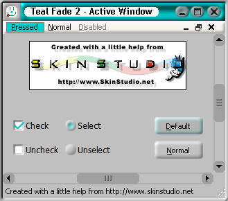 Teal Fade 2 - Active Window